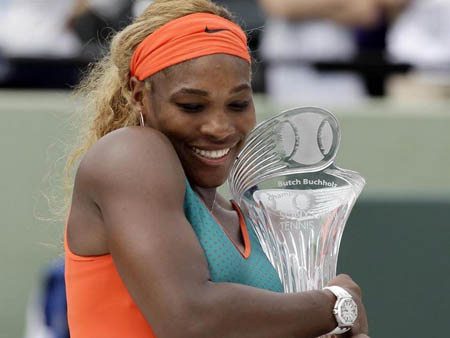 Serena lần thứ 7 lên ngôi Miami Masters.